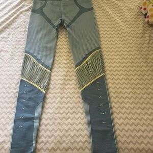 Fabletics Blue and Yellow Leggings